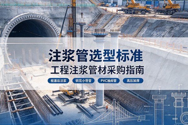 黄龙注浆管选型标准